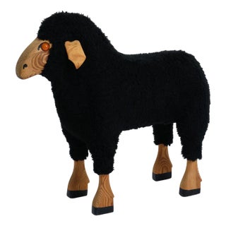 Decorative Black Sheep by Hanns Peter Krafft for Meier, 1960s For Sale