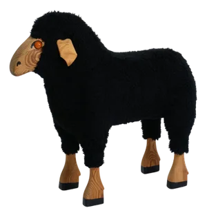 Decorative Black Sheep by Hanns Peter Krafft for Meier, 1960s