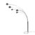 Mid-Century Modern Mid-Century Modernist "Hydra" Articulating Floor Lamp in Chrome and Marble For Sale - Image 3 of 12