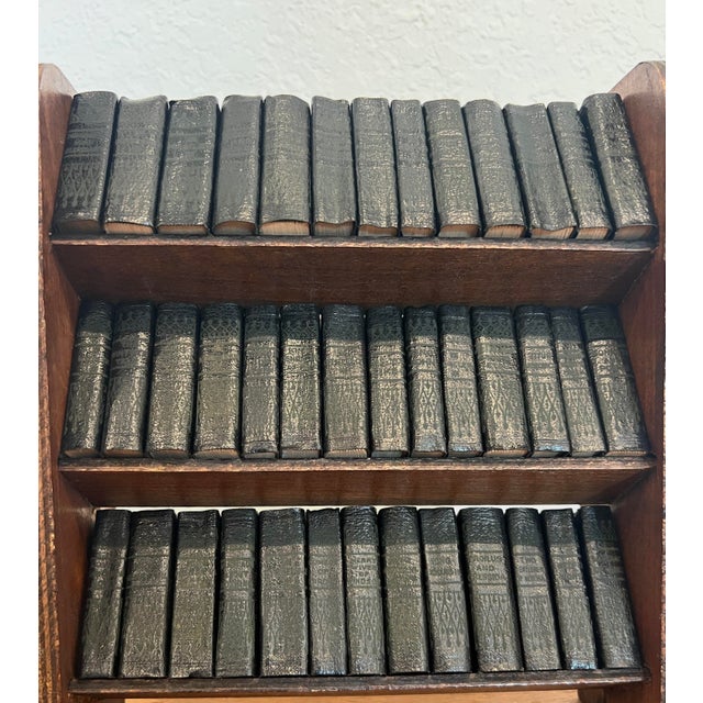 1930s 40 Antique Miniature Books - The Complete Works of William Shakespeare in a Miniature Bookcase (Plays, Works & Sonnets) For Sale - Image 5 of 11