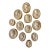 Antique Italian Grand Tour Plaster Intaglios of Roman Emperors & Classical Figures - Set of 12 (Group #12) For Sale