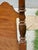American Thomasville King Size Hardwood Carved Poster Bed For Sale - Image 3 of 18
