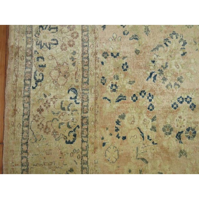 Late 20th Century Late 20th Century Persian Floral Rug For Sale - Image 5 of 6