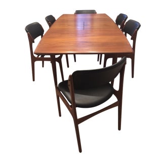 Mid-Century Erik Buck Dining Set For Sale