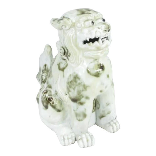 19th Century Japanese Hirado Porcelain Karashishi For Sale