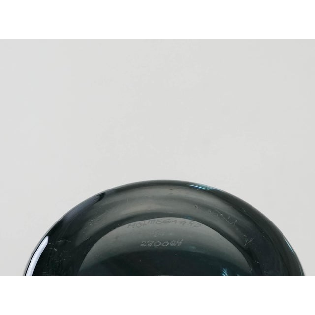 Vintage Danish Glass Vase from Holmegaard, 1970s For Sale - Image 3 of 8