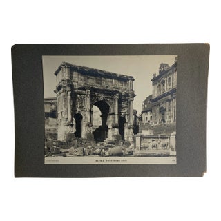 Antique Italian Rome Forum Photo For Sale