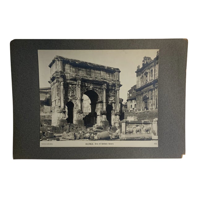 Antique Italian Rome Forum Photo For Sale