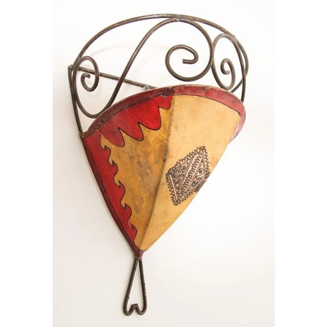 Late 20th Century Late 20th Century Vintage Moroccan African Ethnic Art Wall Decor For Sale - Image 5 of 12