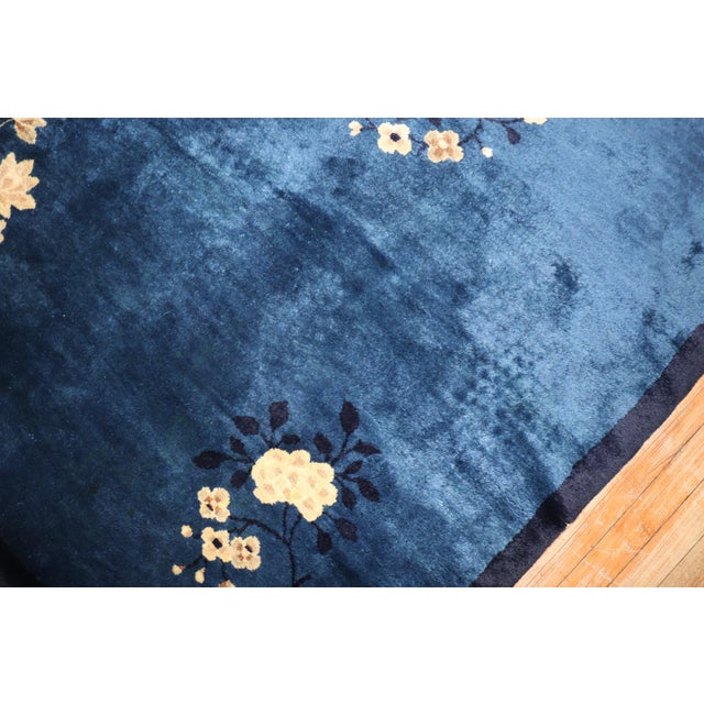 Antique Chinese Peking Rug - 4'5" x 7'8" For Sale - Image 4 of 6