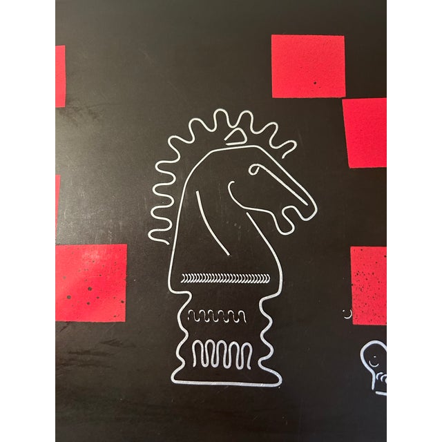 Mid-Century Modern Couroc Tray W/Chess Theme Inlay in Sterling - This Is One of Their Earliest & Very Rare For Sale - Image 3 of 5