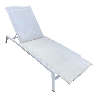 Vintage Outdoor Pool Chaise Lounge Chair For Sale