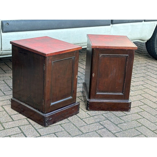 Victorian Bedside Cupboards, Set of 2 For Sale - Image 5 of 14