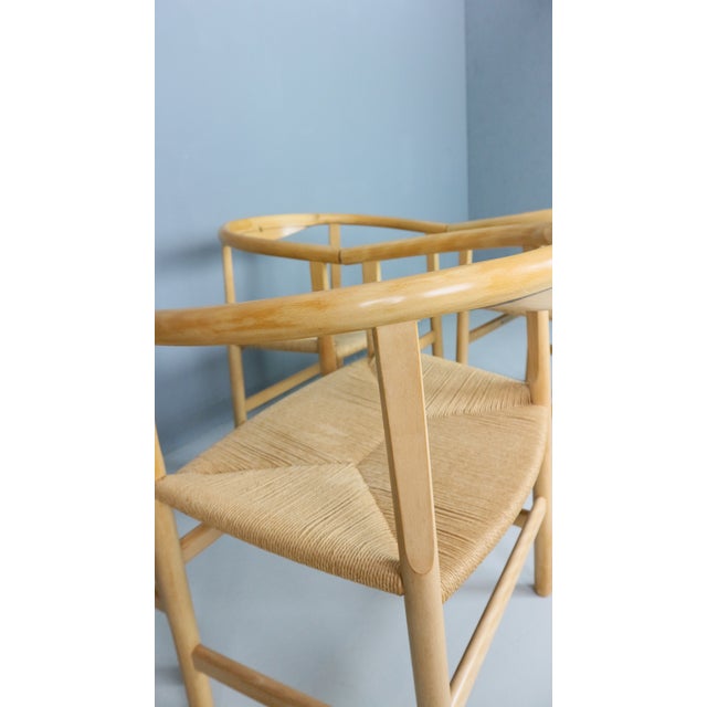 Vintage PP201 First Chairs by Hans J Wegner for PP Furniture, Denmark, 1980s, Set of 4 For Sale - Image 18 of 18