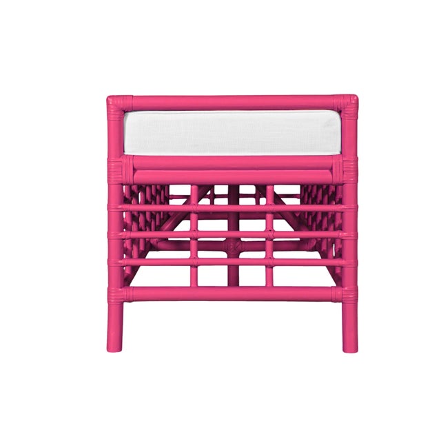 Luna Bench - Pink For Sale In West Palm - Image 6 of 7