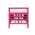 Luna Bench - Pink For Sale In West Palm - Image 6 of 7
