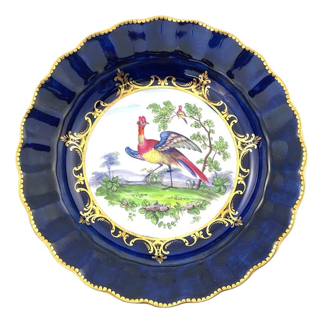 Antique Porcelain Dish from Chamberlain Worcester, 1840 For Sale