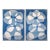 2026, Mid Century Modern Floating Shapes, Handmade Monotype Cyanotype, Abstract Organic in Blue Tones For Sale