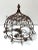 Vintage Wrought Iron Hanging Planter Basket With Scrollwork & Original Chain For Sale In Louisville - Image 6 of 12