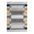 10x14 Multicolor Hand-Knotted Wool Subtle Striped Motifs Geometric Carpet Rug For Sale