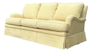 Vintage Hancock and Moore Three Seat Sofa in Scalamandre