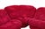 1970s Red Velvet Nuvolone Sofa by Rino Maturi, Italy, 1970s For Sale - Image 5 of 7