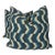 Fabricut "Simulation" in Indigo 22" Pillows-A Pair For Sale