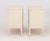 Wood French Style Cream Painted Commodes, Pair For Sale - Image 7 of 9