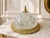 Vintage French Brass and Crystal Ceiling Lamp For Sale - Image 12 of 12