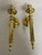 Vintage Brass Neoclassical Style Candle Wall Sconces - A Pair For Sale - Image 16 of 18
