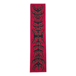 Mid-Century German Pop Art Screen-Printed Wall Hanging by Traute Sänger, 1970s For Sale