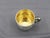 Gorham sterling silver & gilt child's cup, early 20th century. Engraved 1905 date. Shaped floral band; acanthus handle....