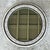 Late 20th Century Vintage Round Inlaid Wood Wall Mirror For Sale - Image 5 of 12