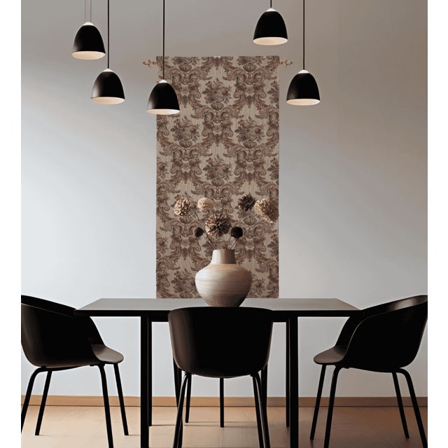 This beautiful tapestry is woven on a jacquard loom by skilled weavers, keeping alive the centuries old tradition of...