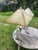 1950s Mid-Century Modern Atomic Brutalist Majestic Lamp Set ~ Original Fiberglass Shades For Sale - Image 11 of 18