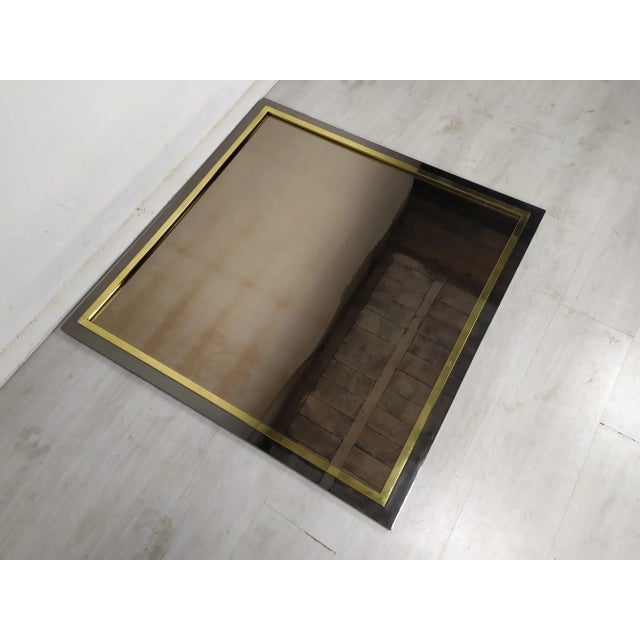 Vintage Brass Mirror, 1970s For Sale - Image 4 of 15