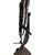 Metal David Palombo, Brutalist Hand Forged Iron Sculpture Candelabra Candle Stick Israeli Art Palombo, c.1950's For Sale - Image 7 of 9