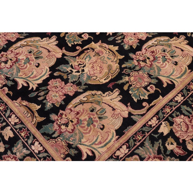 Shabby Chic Art Nouveau 1990's William Morris Wool Rug 8.11 X 12 For Sale - Image 3 of 9