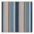 Schumacher Addison Cotton Stripe Fabric in Indigo For Sale