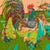 Rafal Gadowski, Rooster and Hens 12, 2026, Oil Painting on Canvas For Sale