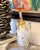 Mid-20th Century Minimalistic Cut Crystal Champagne, Wine Cooler or Ice Bucket by Design Guild. Stately, weighty cut...