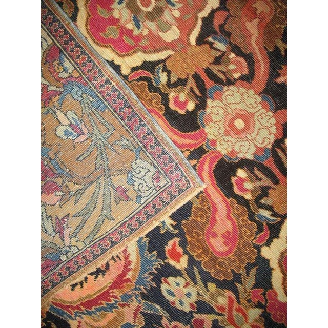 Antique Persian Isfahan Rug - 4'9" x 6'9" For Sale - Image 11 of 12