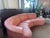 Post Modern Three Piece Peach Sectional by 'Carson's' For Sale - Image 10 of 11