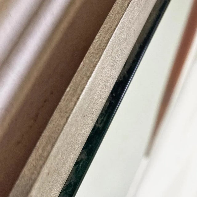 Italian Wall Mirrors with Wood and Steel Frame attributed to Stildomus, 1960s For Sale - Image 10 of 12