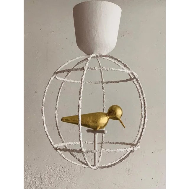 Gold Colombe D'or Lamp by Mathieu Challieres For Sale - Image 8 of 10