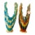 Pair of French Marie-Stuart Sculptural Lace Lamps For Sale