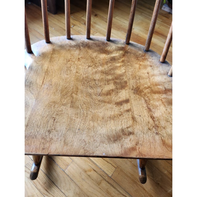 Brown Russel Wright for Conant Ball Rocking Chair, 1950s For Sale - Image 8 of 8