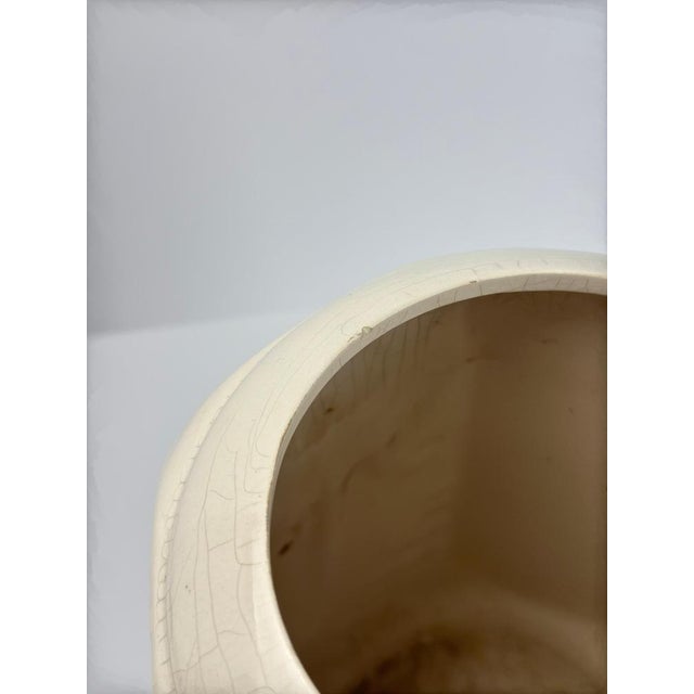 Ceramic Art Deco French Vase in Glazed Earthenware from Orchies, 1930s For Sale - Image 7 of 11