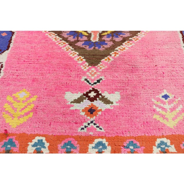 Vintage Turkish Oushak Rug Runner - 02'05 X 11'04 For Sale - Image 4 of 8