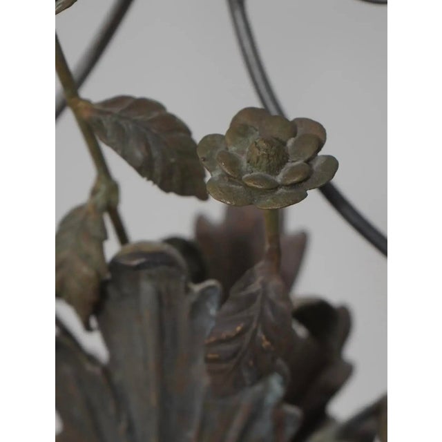 Metal Vintage Maitland Smith Iron & Bronze 2 Section Room Dividers - Set of 2 For Sale - Image 7 of 8